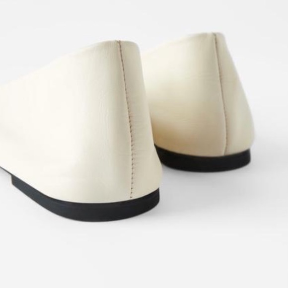 Airfit Butter Soft Cream Color Leather Ballet Flats EU 38 - Picture 12 of 12